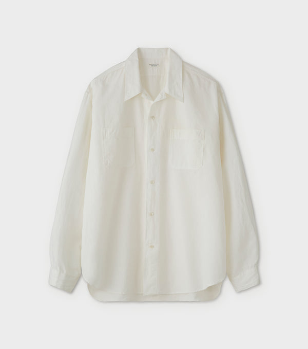 PHIGVEL - CHAMBRAY WORKADAY LS SHIRT - OFF WHITE