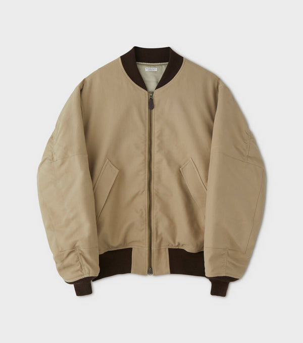 PHIGVEL -  DOUBLE CLOTH FLIGHT JACKET  - SAND BEIGE