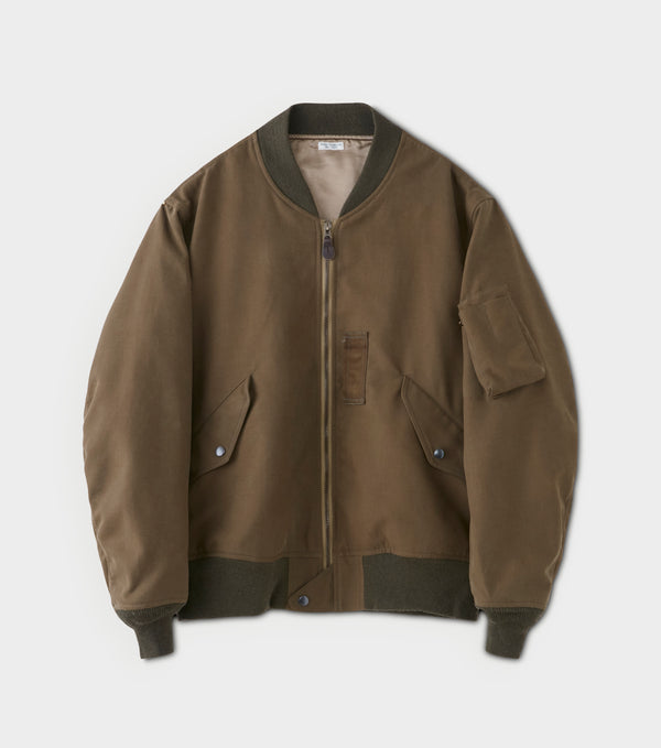 PHIGVEL - DOUBLE CLOTH FLIGHT JACKET -OLIVE