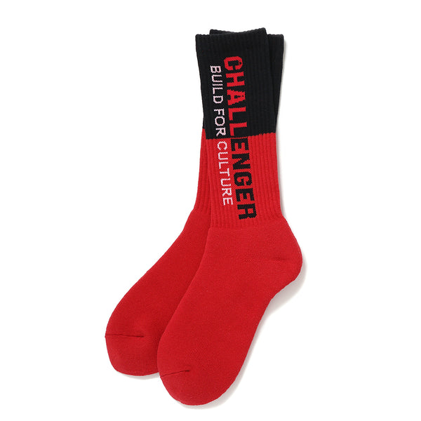 CHALLENGER -SAILOR SOCK -RED×BLACK