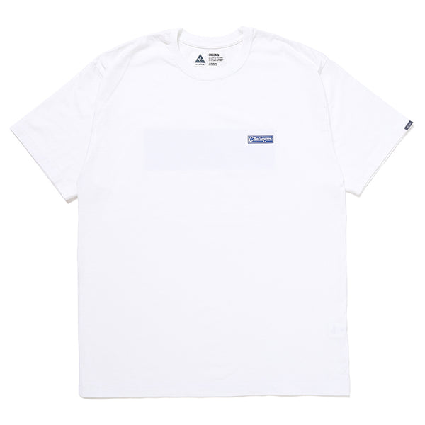 CHALLENGER -  BAR LOGO TEE - WHITE