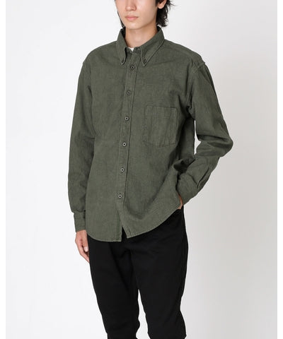 nonnative -DWELLER L/S B.D. SHIRT C/L OXFORD- IVORY