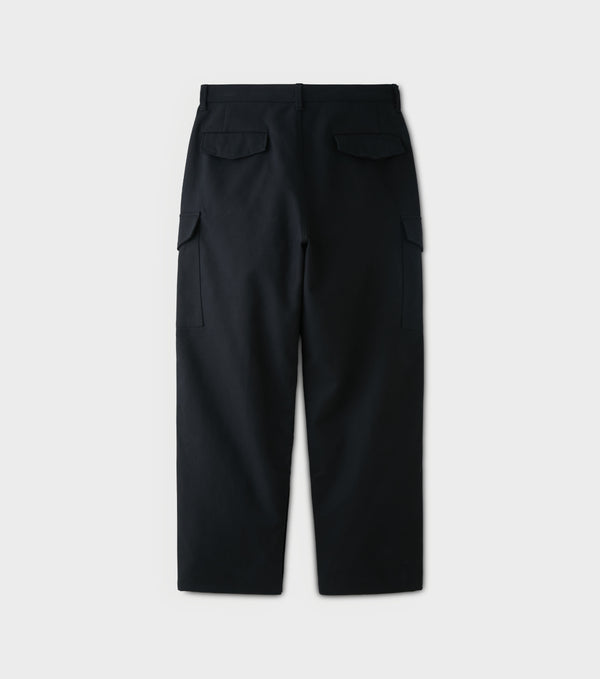 PHIGVEL - DOUBLE CLOTH CARGO TROUSERS - DUST BLACK