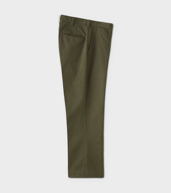 PHIGVEL - CHINO CLOTH WORKADAY TROUSERS - FOREST