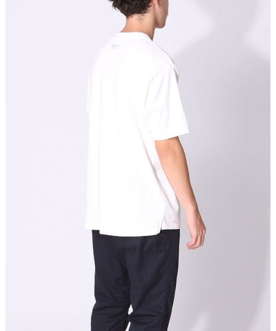 nonnative -DWELLER S/S TEE "LIGHT AS A FEATHER"-WHITE