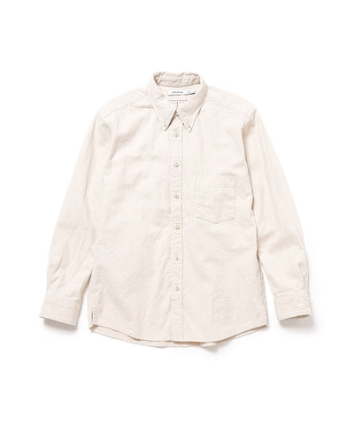 nonnative -DWELLER L/S B.D. SHIRT C/L OXFORD- IVORY