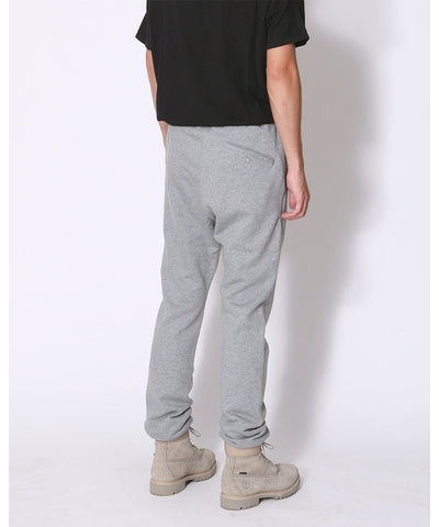 nonnative - DWELLER EASY PANTS COTTON SWEAT - GRAY