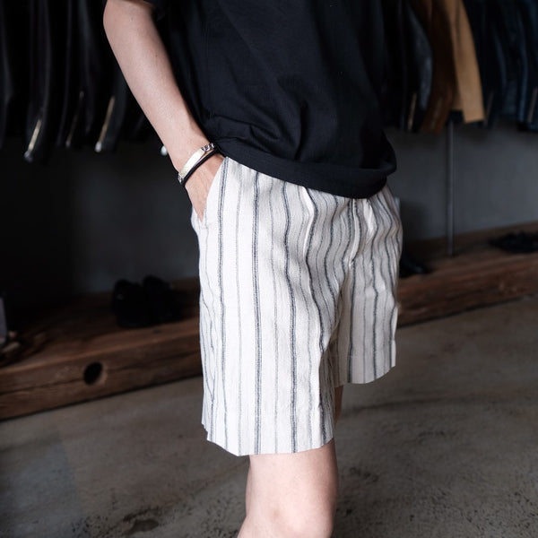 MASSTARD - CREPE DAILY SHORTS - RANDOM STRIPE