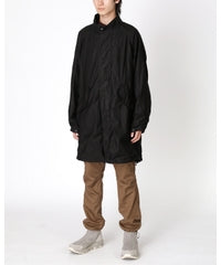 nonnative -TROOPER COAT COTTON SATINWITH GORE-TEX WINDSTOPPER- BLACK