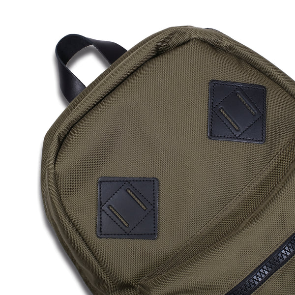 MASSTARD -BACKPACK GULLY- OLIVE×BLACK