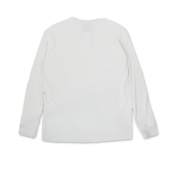 MASSTARD -L/S HENLEY TEE- WHITE