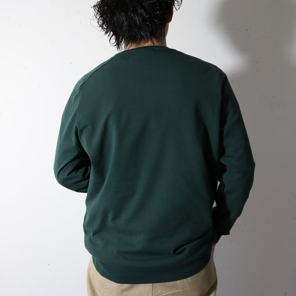 nonnative - DWELLER L/S SWEATER C/P YARN - GREEN