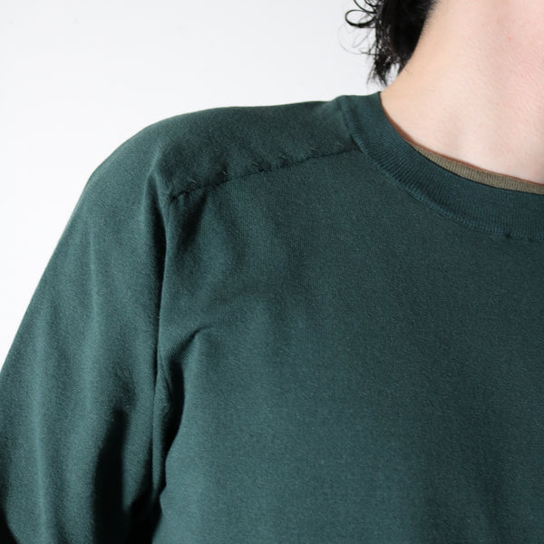 nonnative - DWELLER L/S SWEATER C/P YARN - GREEN