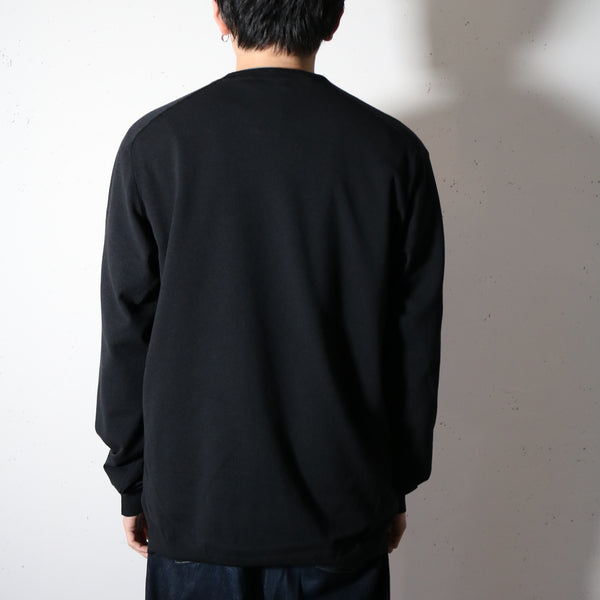 nonnative - DWELLER L/S SWEATER C/P YARN - BLACK