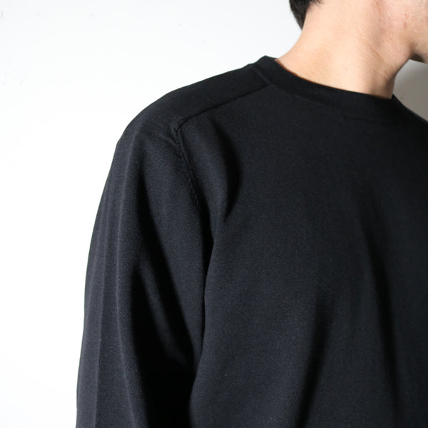 nonnative - DWELLER L/S SWEATER C/P YARN - BLACK