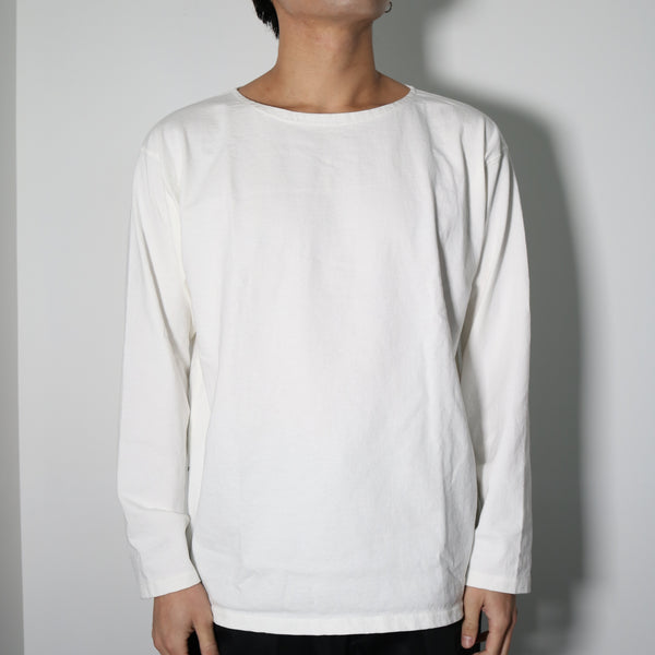 MASSTARD - L/S BOAT Tee - OFF WHITE