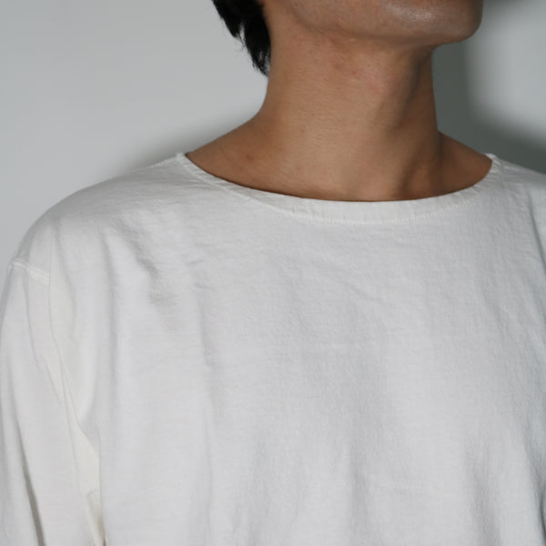 MASSTARD - L/S BOAT Tee - OFF WHITE