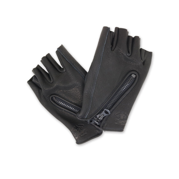 Lamp gloves -Utility glove Zipper H/F- Black/Black