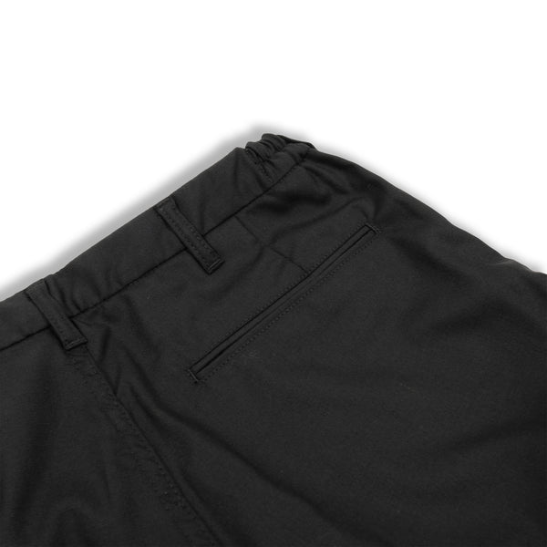 MASSTARD - DAILY WIDE TROUSERS - BLACK