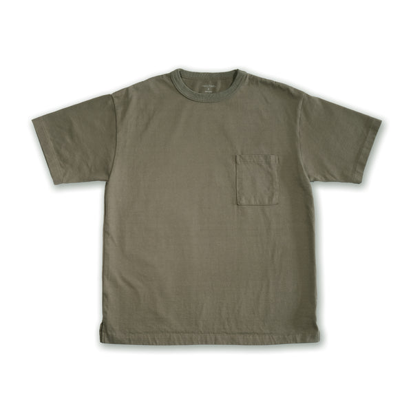 MASSTARD - POCKET Tee - OLIVE DRAB