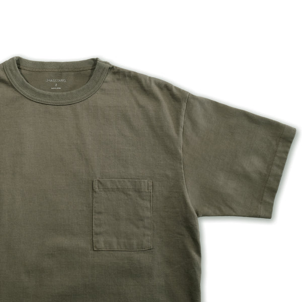 MASSTARD - POCKET Tee - OLIVE DRAB