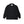 MASSTARD - L/S JACQUARD OPEN COLLAR SHIRT - BLACK