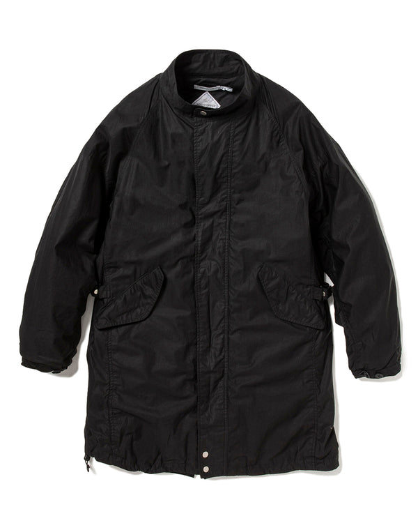 nonnative -TROOPER COAT COTTON SATINWITH GORE-TEX WINDSTOPPER- BLACK