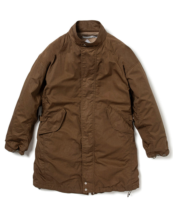 nonnative -TROOPER COAT COTTON SATINWITH GORE-TEX WINDSTOPPER- LT.BROWN