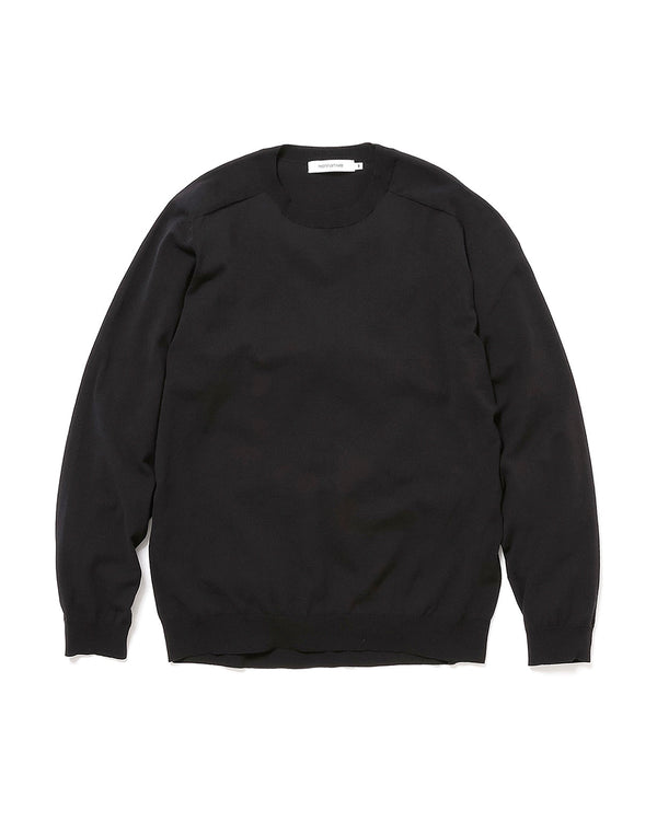 nonnative - DWELLER L/S SWEATER C/P YARN - BLACK