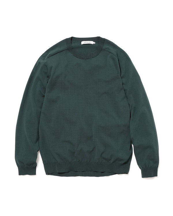 nonnative - DWELLER L/S SWEATER C/P YARN - GREEN