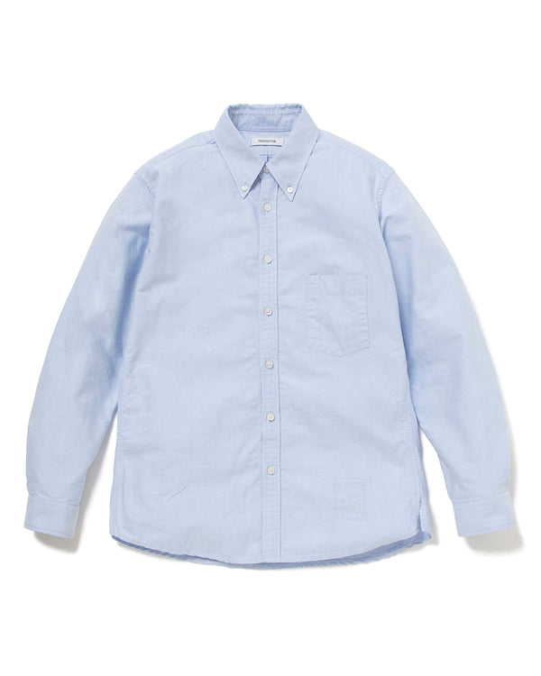 nonnative -DWELLER B.D. SHIRT COTTON OXFORD-BLUE