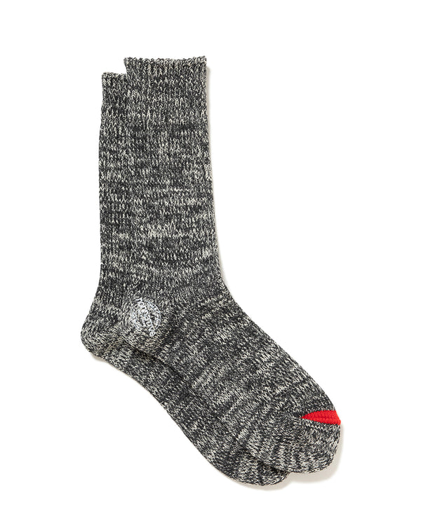 nonnative -  DWELLER SOCKS HI W/N/C/P/Pu WOVEN - CHARCOAL