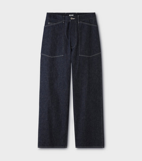 PHIGVEL - MIL DENIM FATIGUE TROUSERS - INDIGO