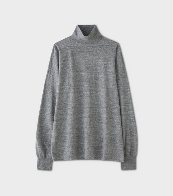 PHIGVEL - TURTLENECK LS TEE - TOP GRAY