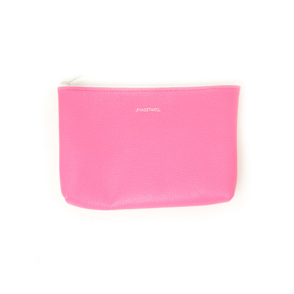 MASSTARD -MINIMAL LEATHER POUCH (Medium)- PINK