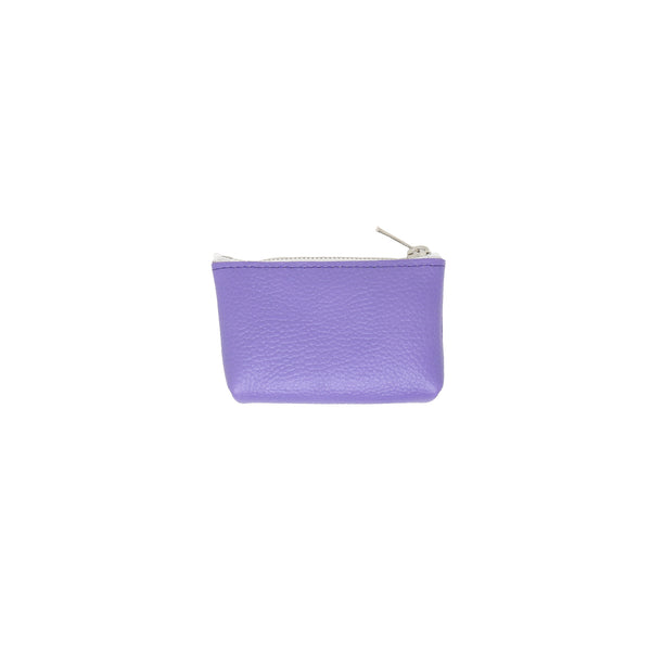 MASSTARD -MINIMAL LEATHER POUCH (Petit)-PURPLE