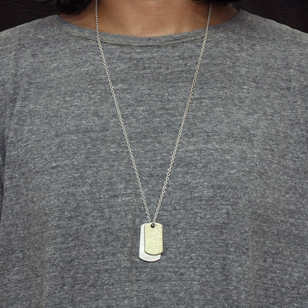 Rowan - ID PLATE Necklace【18K Nunome】