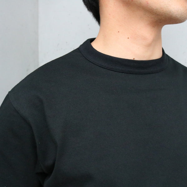 MASSTARD -S/S POCKET TEE- BLACK