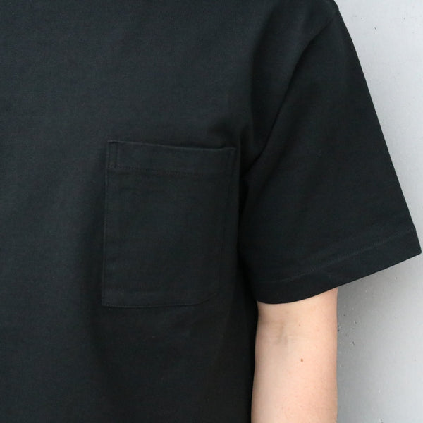 MASSTARD -S/S POCKET TEE- BLACK