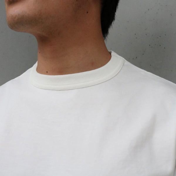 MASSTARD -S/S POCKET TEE- WHITE