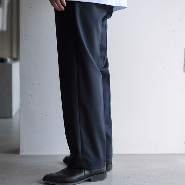 MASSTARD - DAILY WIDE TROUSERS - NAVY