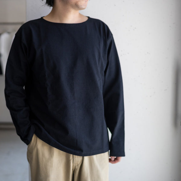 MASSTARD - L/S BOAT TEE - BLACK