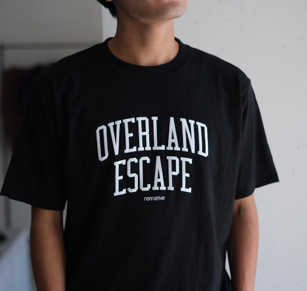 nonnative -DWELLER S/S TEE "OVERLAND ESCAPE" 3 - BLACK