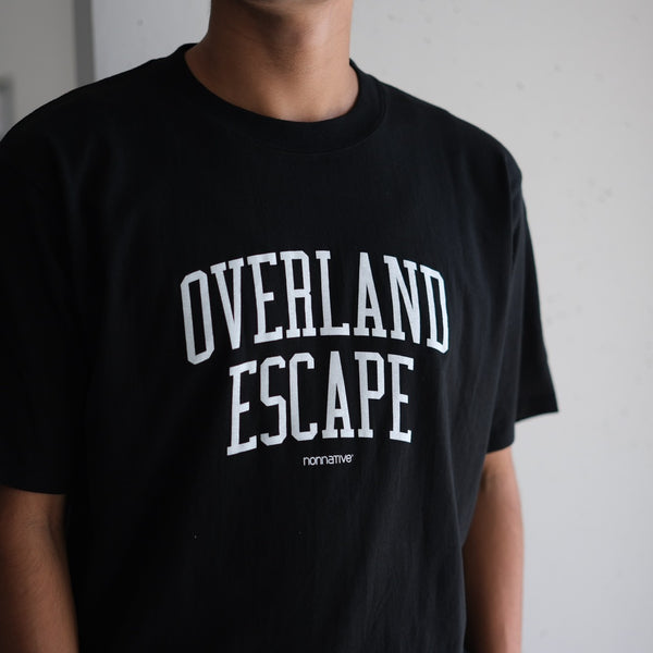 nonnative -DWELLER S/S TEE "OVERLAND ESCAPE" 3 - BLACK