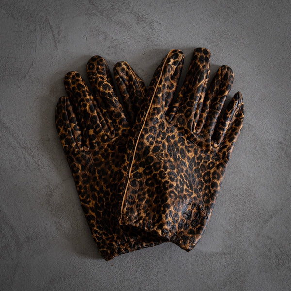 Lamp gloves -Utility glove Shorty- LEOPARD