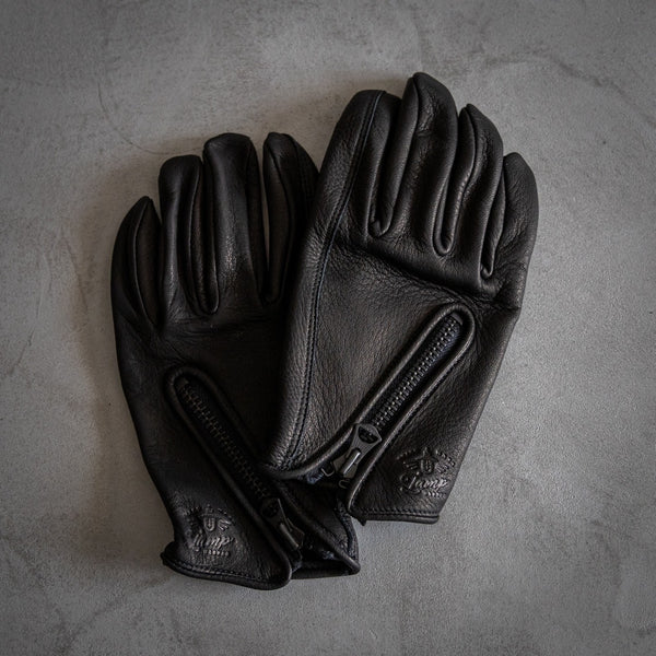 Lamp gloves -Utility glove Zipper F/F- Black/Black