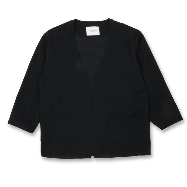 MASSTARD - WOVEN CARDY - BLACK