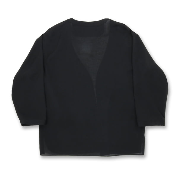 MASSTARD - WOVEN CARDY - BLACK