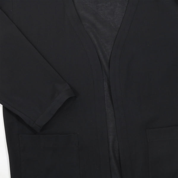 MASSTARD - WOVEN CARDY - BLACK