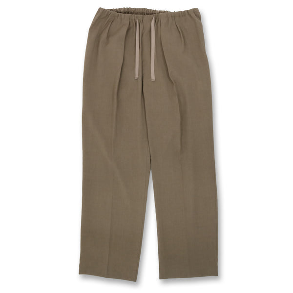 MASSTARD - WOVEN EASY TROUSERS - KHAKI